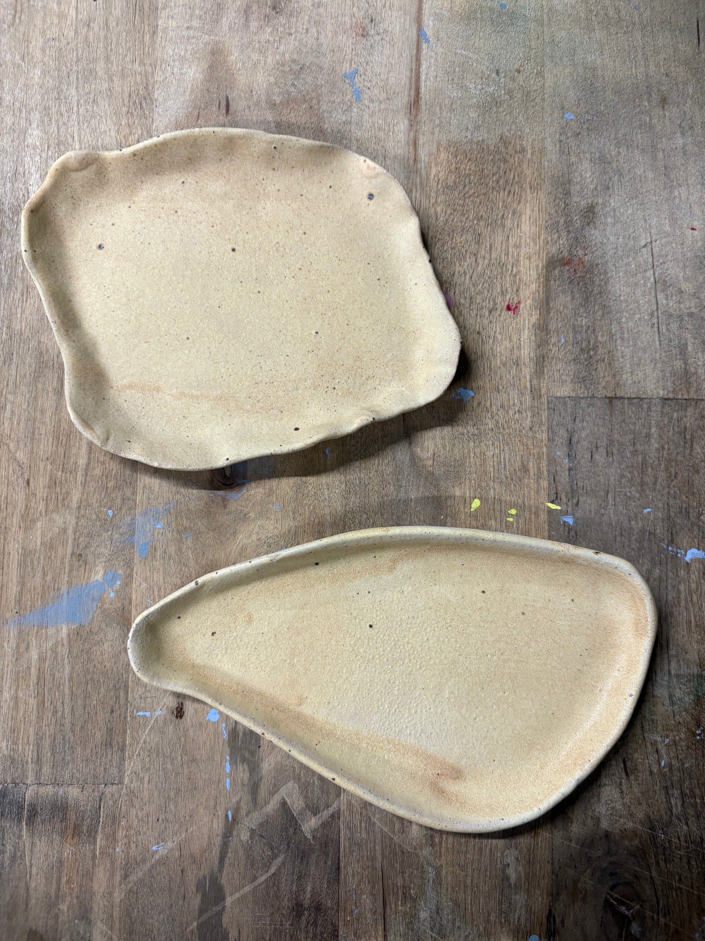 Irregular trinket dish, matte glaze