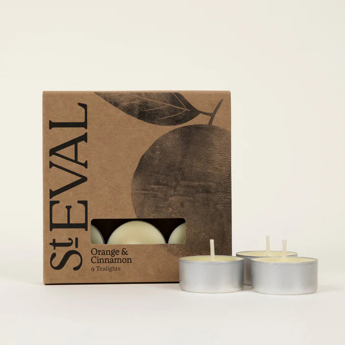 Orange and Cinnamon Tealight Set