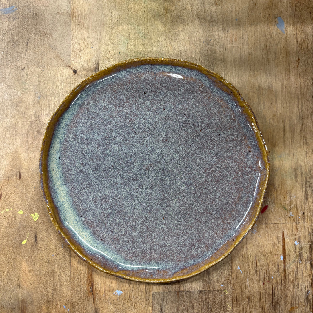 Side Plate, Rutile Blue Glaze