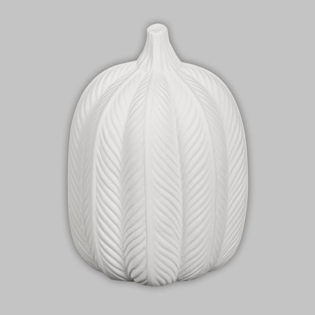 Tall Knit Textured Pumpkin, 15cm
