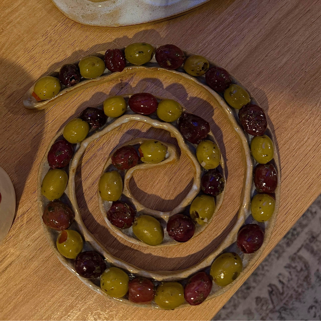 Make A Spiral Olive Ceramic Dish I 1.5 Hour Workshop