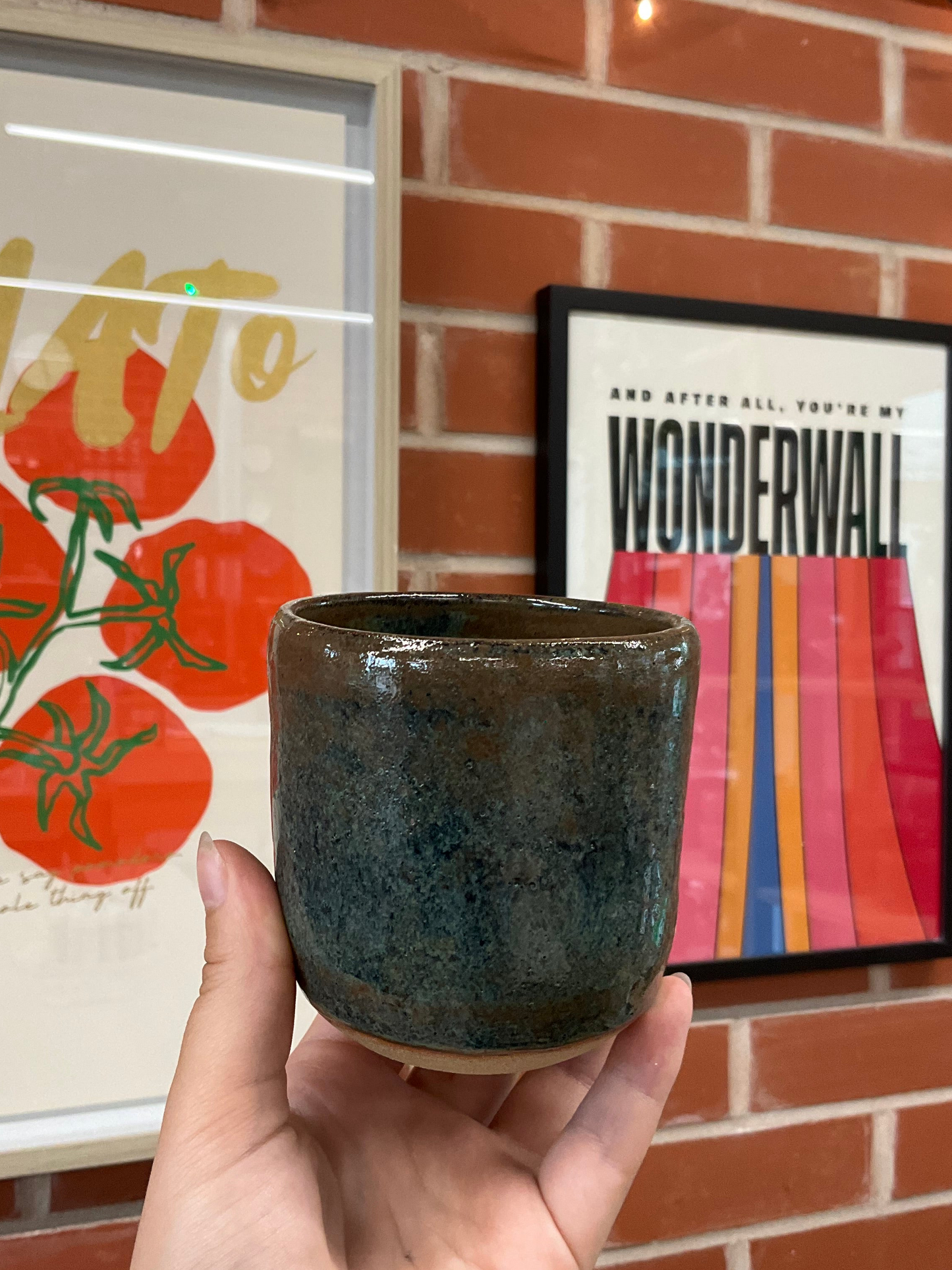 Medium Handmade Blue Pot/Cup