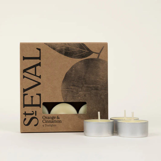 Orange and Cinnamon Tealight Set