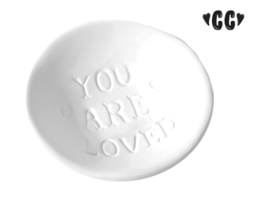 You are loved trinket dish