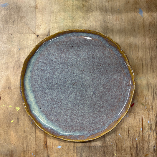 Side Plate, Rutile Blue Glaze