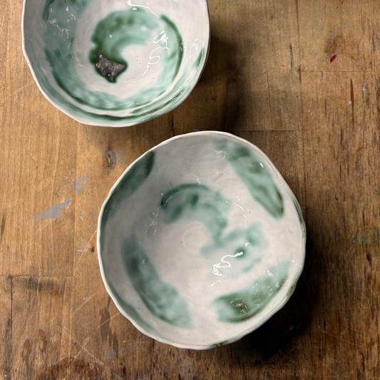 Bowl, Ocean Glaze