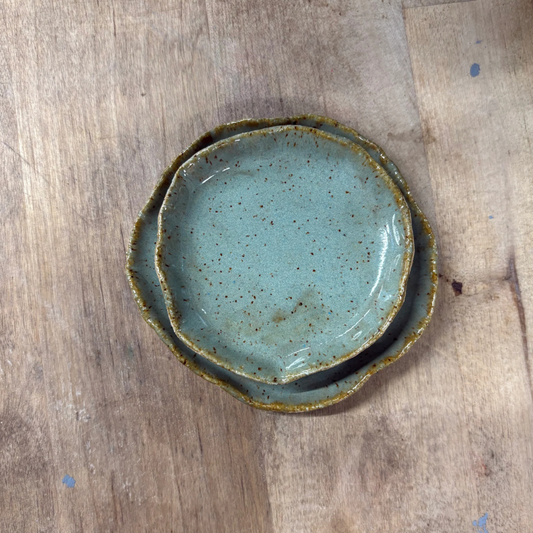 Trinket Dish, Mermaid Glaze